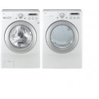 LG WM2050 4.0 Front Load Washer & 7.0 Front Load Dryer with LoDecibel Operation