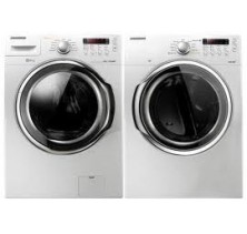 1)Samsung WF331ANW Steam Washer, 4.3 Cu.Ft, 11 Cycles, 1200 rpm. <br> 2)Samsung DV331AEW Electrc Steam Dryer, 7.3 Cu.Ft, 9 Cycles, 4 Temperatures.