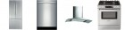 1)Bosch 20.0 Cu.Ft, Built In Refrigerator. <br>2)Bosch 4.6 Cu.Ft,  Duel Fuel Slide In Range, Self Clean, Convection. <br> 3)Bosch Fully Integrated Dishwasher. <br> 4)Cyclone Wall Mount Canopy Hood, 30 in, 550 CFM.