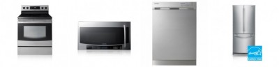 1)Samsung 19.7 Cu.Ft, French Door Refrigerator. <br> 2)Samsung 5.9 Cu.Ft, Electric Range, Steam Clean. <br> 3)Samsung Full Console Dishwasher. <br> 4)Samsung 2.1 Cu.Ft, Over the Range Microwave, 400 CFM.
