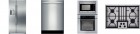 1)Bosch 800 Series 21.7 Cu.Ft, Side by Side Counter Depth Refrigerator.<br>2)Bosch 800 Series 6.2 Cu.Ft, Microwave/Wall Oven Combination, Self Clean, Convection.<br>3)Bosch 800 Series Gas Cooktop, 30 in, 4 Burners. <br>4)Bosch 800 Series Fully Integrated Dishwasher.