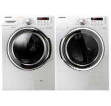 1)Samsung WF331ANW Front Load Steam Washer,4.3 cu.ft, 11 Cycles, 4 temperatures<br>2)Samsung DV331AEW Front Load Electric Steam Dryer, 7.3 cu.ft, with 9 Drying Cycles,4 Temperatures