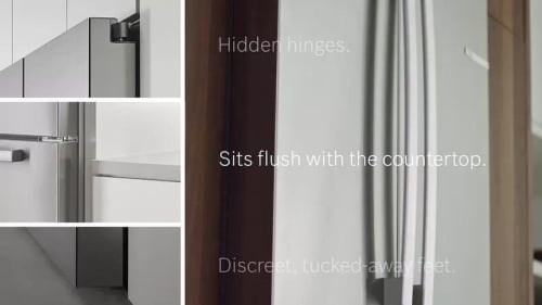 True counter-depth for a built-in look. - B36CT81SNS