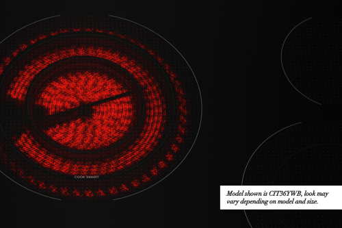 Know when your cooktop is hot - CET305YB