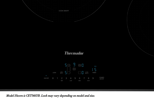 Illuminated Touch Control Panel - CET305YB