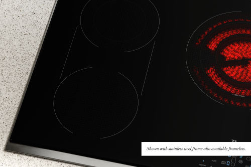 Dual Zone Bridge connects two round cooking zones - CET305YB