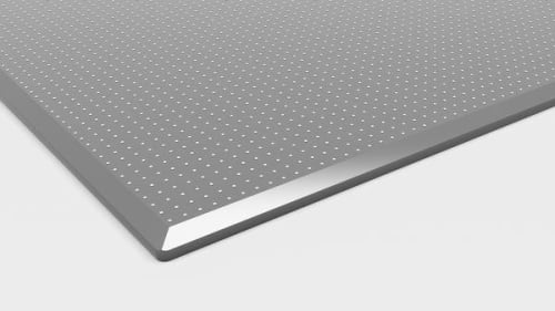 Silver Mirrored Finish with a frameless design