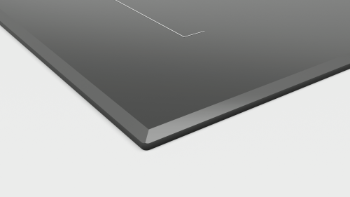 Verre gris foncé avec un design sans cadre
