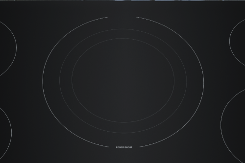 13" Heating Zone accommodates large cookware - CIT365YB