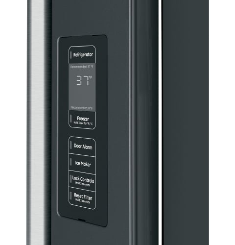 In-the-door controls with actual temperature display - CWE23SP3MD1