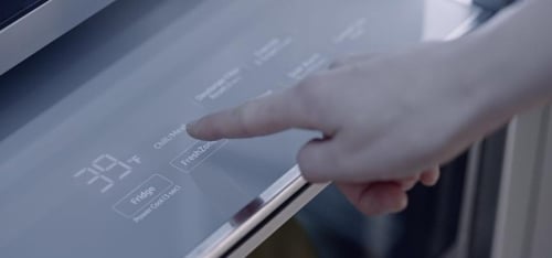 PANNEAU DE COMMANDE TACTILE CACHÉ