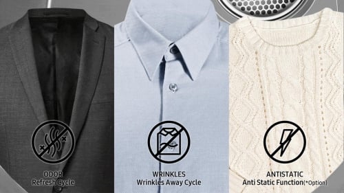 Freshen up clothes - DVE52DG5505WAC