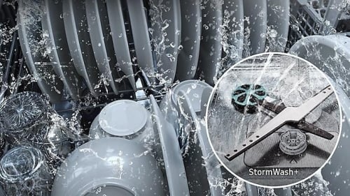 High pressure washing power, efficient cleaning - DW90F89T0UMTAA