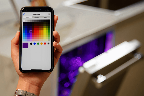 Lumière scintillante multicolore en forme d&#39;étoile