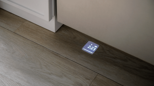 Time Remaining PowerBeam® countdown on floor