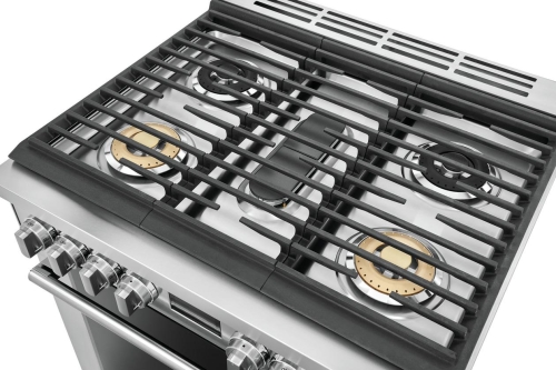 Two Dual Brass Power Burners