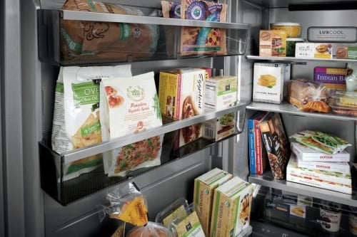 Versatile Door Bin and Shelving Configurations - EI33AF80WS