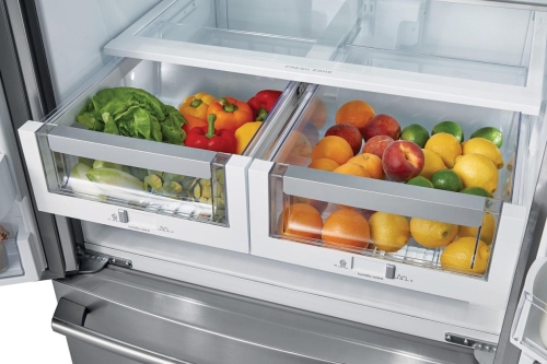 Crisper Drawers keep fruits and veggies at their most delicious. - EW23BC87SS Crisper Drawers keep fruits and veggies at their most delicious. - EW23BC87SS