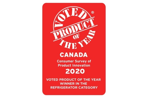 Gagnant du produit de l'année 2020 - Catégorie Réfrigérateur