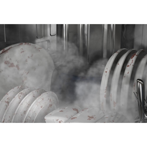 Prélavage à la vapeur