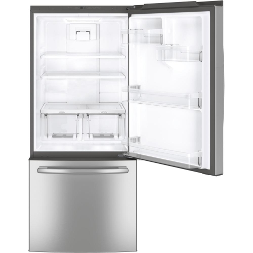 2 Full Width Glass Shelves
