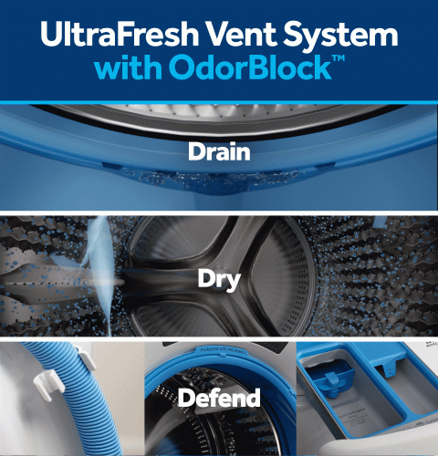 UltraFresh Vent System With OdorBlock&trade; - GFW550SMNWW