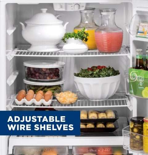 Adjustable wire shelves - GTE17DTNRWW
