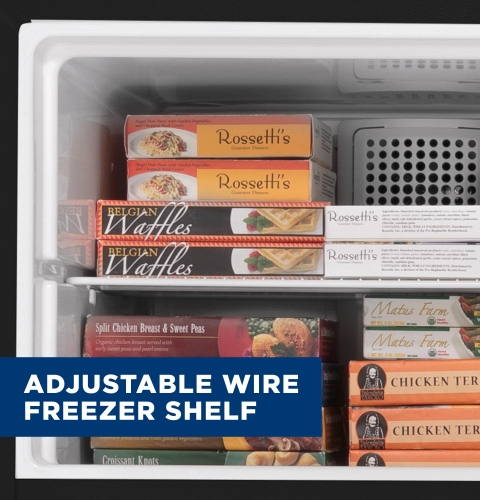 Adjustable wire freezer shelf - GTE18GTNRWW