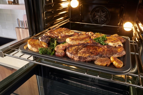 Grill inside with the Broil mode
