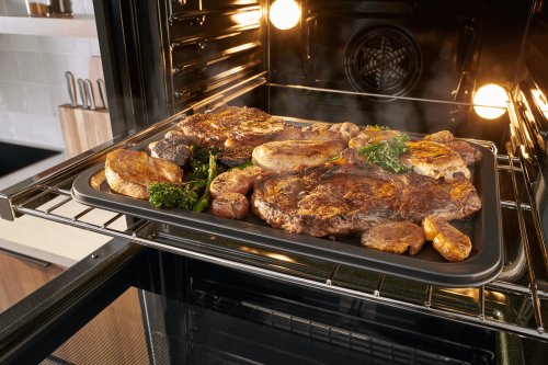 Grill inside with the Broil mode