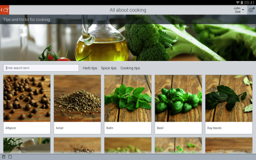 Cooking support and practical tips in one place. - HMD8054UC