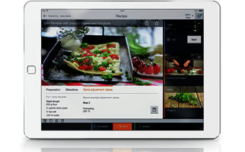The smart oven that follows the recipe for you. - HMD8454UC