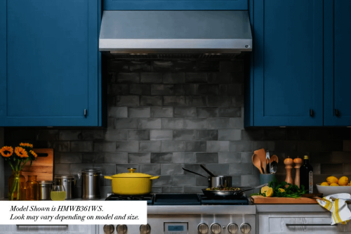 Sleek under cabinet wall hood - HMWB36WS Sleek under cabinet wall hood - HMWB36WS