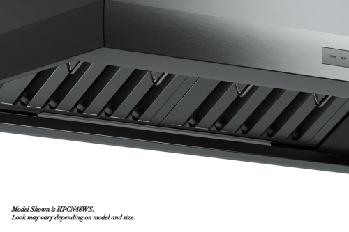 Commercial-style baffle filters are designed for heavy-duty high heat cooking - HPCN48WS Commercial-style baffle filters are designed for heavy-duty high heat cooking - HPCN48WS