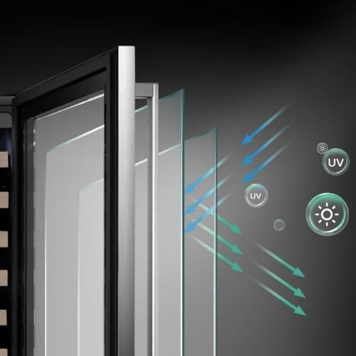 Anti UV and Low E Glass - HWS54029SS