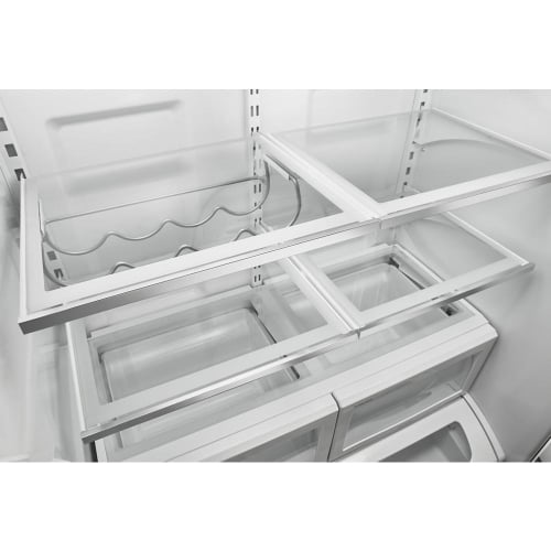 Adjustable Glass Shelves with Spill Shield Technology - JFFCF72DKL