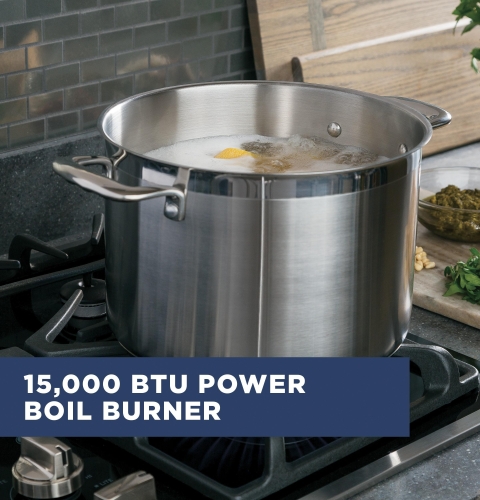 Start Cooking Faster with Power Boil - JGP5536SLSS