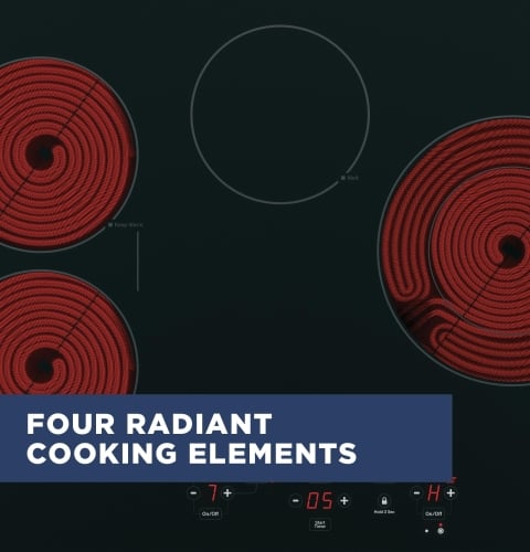 Quatre éléments de cuisson radiants - JP5030SJSS