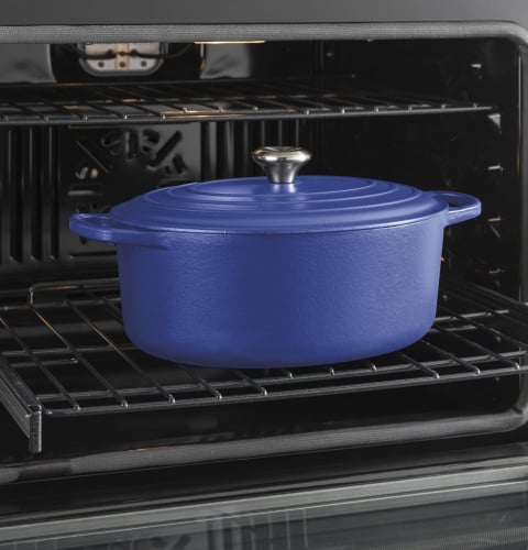Never-scrub, heavy-duty oven racks (lower oven) Never-scrub, heavy-duty oven racks (lower oven)