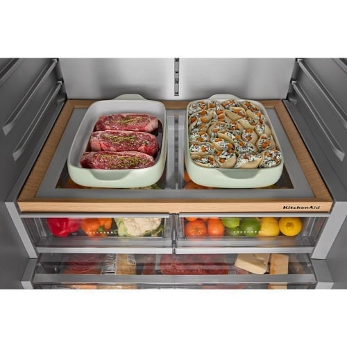 Plateau de rangement coulissant aspect bois - KRFF336SPS