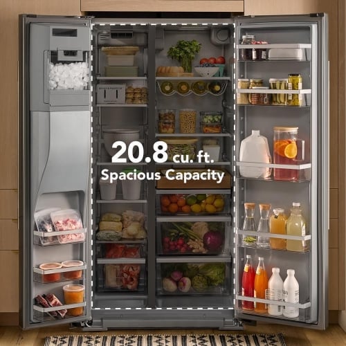 Spacious Counter-Depth Capacity at 20.8 cu. ft. - KRSC536RJP