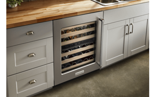 Fully Flush Installation with Hidden Hinges for a built-in look