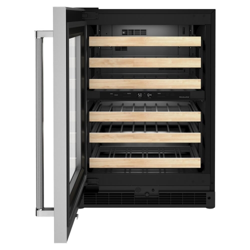 SatinGlide&reg; Full-Extension Wood-Front Racks - KUWL214KSB