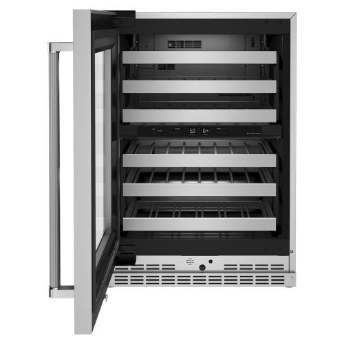 SatinGlide&reg; Full-Extension Metal-Front Racks - KUWL314KSS