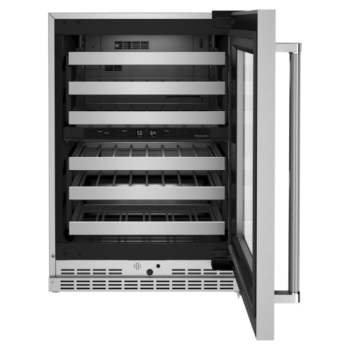 SatinGlide&reg; Full-Extension Metal-Front Racks - KUWR314KSS