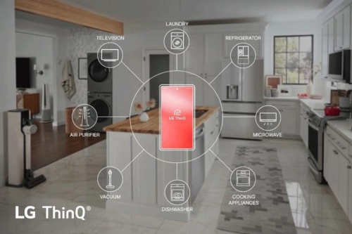 Une maison plus intelligente commence avec l'application LG ThinQ&reg; - LDP6809SS