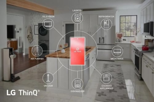 ThinQ Care&trade; Helps Keep Your Appliances Running Smoothly - LF25H6330D