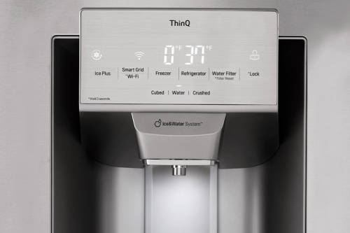 Grand distributeur de glace et d&#39;eau ®