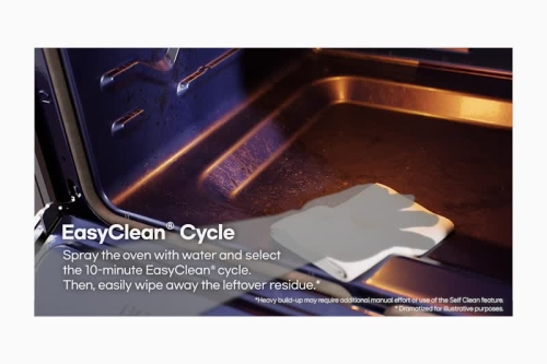 Speed Clean Your Oven with our 10-Minute EasyClean&reg; Cycle - LSEL6333ZE