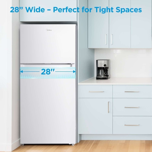 MRT14D2BST Midea Top Freezer Refrigerator 28 inch 14.2 cu. ft